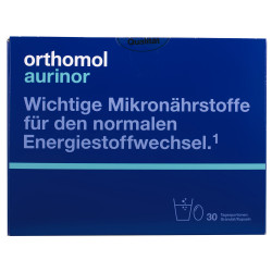 Orthopier Aurinor (Orthomol Aurinor) a vitamin complex for normalization of energy balance of a granule + capsules on a course of reception of 30 days