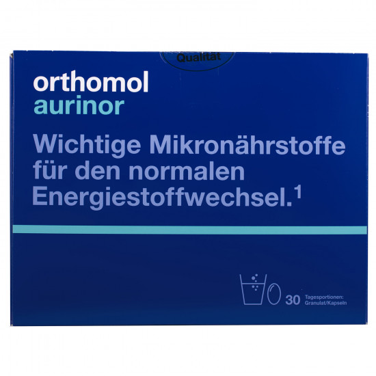 Ортомол Ауринор (Orthomol Aurinor) витаминный комплекс для нормализации энергетического обмена гранулы + капсулы на курс приема 30 дней Ортомол Ауринор (Orthomol Aurinor) витаминный комплекс для нормализации энергетического обмена гранулы + капсулы на курс приема 30 дней