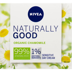 Крем для обличчя NIVEA (Нивея) для чутливої ​​шкіри денної Naturally Good 50 мл