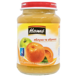 Пюре фруктове дитяче HAME (Хамі) Яблуко та абрикос 190 г