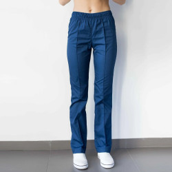Trousers medical color sapphire women's size 42