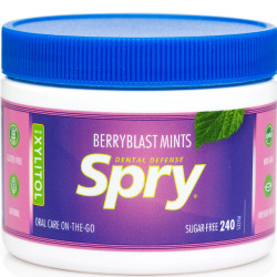 Dragee of SPRY (Spray) natural berry explosion with xylitol packing of 240 pieces