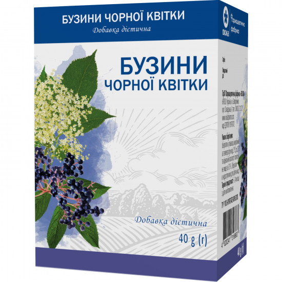 Elder black flowers a pack with an internal package of 40 g