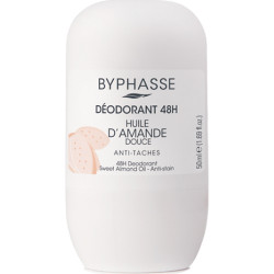 Deodorant roller BYPHASSE (Bifaz) of 48 hours Oil of sweet almonds of 50 ml