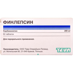 Finlepsinum of the tab. of 200 mg No. 50
