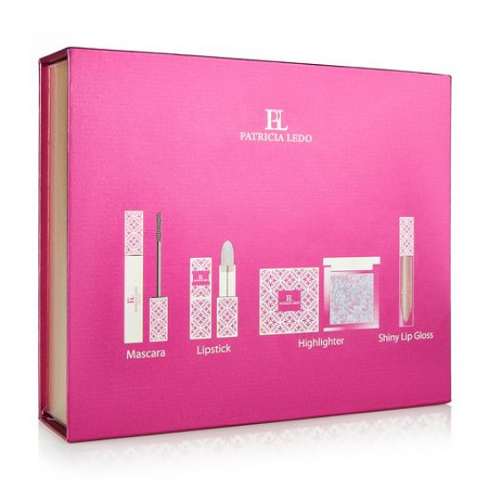 Beauty Box Patricia Ledo Magnetique Collection (туш, 7.5 г + блиск, 3 г + помада, 3.3 г + хайлайтер, 9 г) Beauty Box Patricia Ledo Magnetique Collection (туш, 7.5 г + блиск, 3 г + помада, 3.3 г + хайлайтер, 9 г)