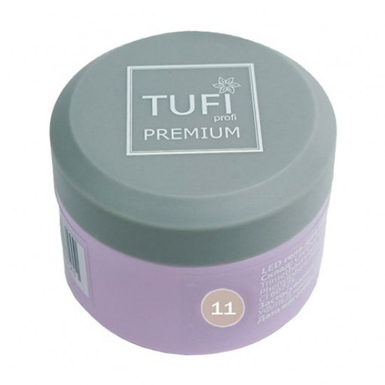 LED-гель для нарощування нігтів Tufi Profi Premium Gel 11 Sunset, 5 г LED-гель для нарощування нігтів Tufi Profi Premium Gel 11 Sunset, 5 г