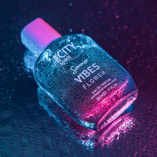 The City Spirit Summer Vibes Flower the Perfumed water of female, 50 ml The City Spirit Summer Vibes Flower the Perfumed water of female, 50 ml