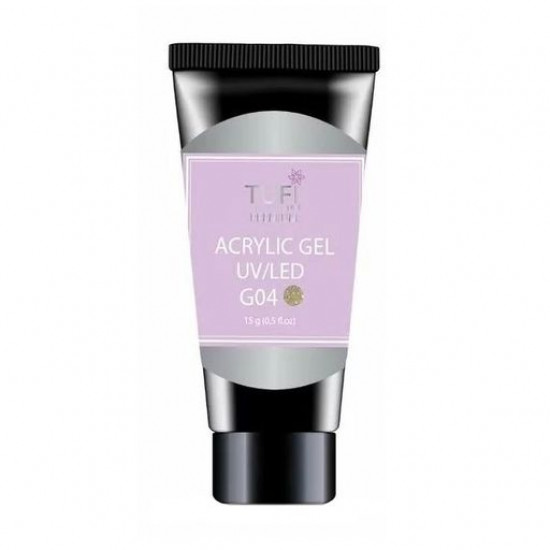 Acrylic-gel for nails of Tufi Profi Premium Acrylic Gel UV/LED, Astrey's G04, 15 g Acrylic-gel for nails of Tufi Profi Premium Acrylic Gel UV/LED, Astrey's G04, 15 g