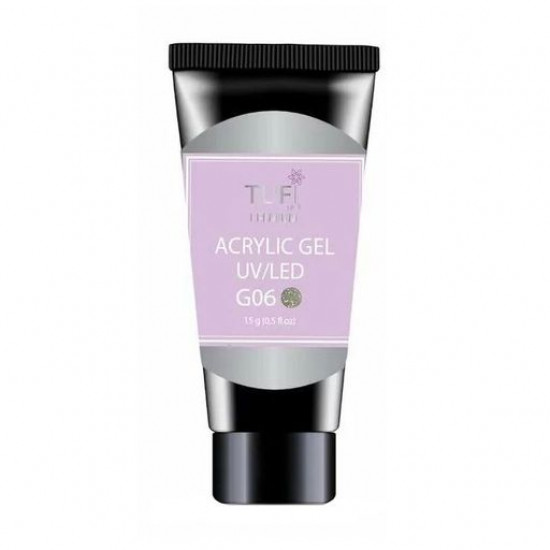 Акрил-гель для нігтів Tufi Profi Premium Acrylic Gel UV/LED, G06 Палада, 15 г Акрил-гель для нігтів Tufi Profi Premium Acrylic Gel UV/LED, G06 Палада, 15 г