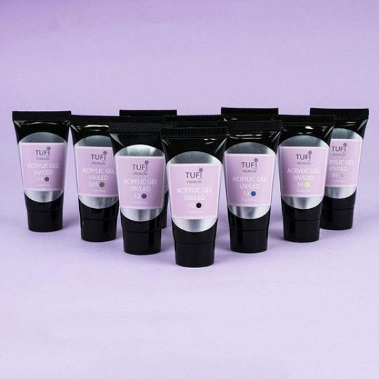 Акрил-гель для нігтів Tufi Profi Premium Acrylic Gel UV/LED, G06 Палада, 15 г Акрил-гель для нігтів Tufi Profi Premium Acrylic Gel UV/LED, G06 Палада, 15 г