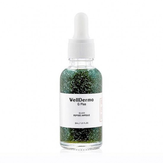 Ампульна есенція для обличчя WellDerma G Plus Silver Peptide Ampoule з пептидами, 30 мл Ампульна есенція для обличчя WellDerma G Plus Silver Peptide Ampoule з пептидами, 30 мл