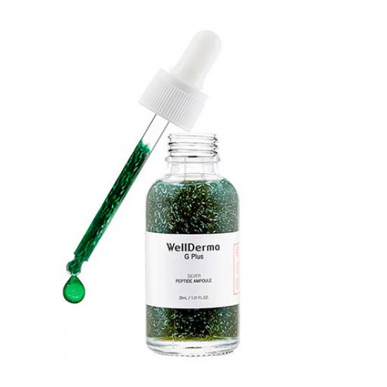Ампульна есенція для обличчя WellDerma G Plus Silver Peptide Ampoule з пептидами, 30 мл Ампульна есенція для обличчя WellDerma G Plus Silver Peptide Ampoule з пептидами, 30 мл