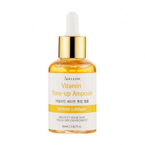 Ampoule serum for shine of face skin of Adelline Vitamin Tone-Up Ampoule with vitamins, 80 ml Ampoule serum for shine of face skin of Adelline Vitamin Tone-Up Ampoule with vitamins, 80 ml