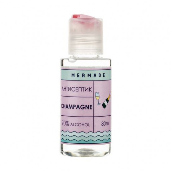 Antiseptics for Mermade Champagne hands (ethyl alcohol of 70%), 80 ml Antiseptics for Mermade Champagne hands (ethyl alcohol of 70%), 80 ml