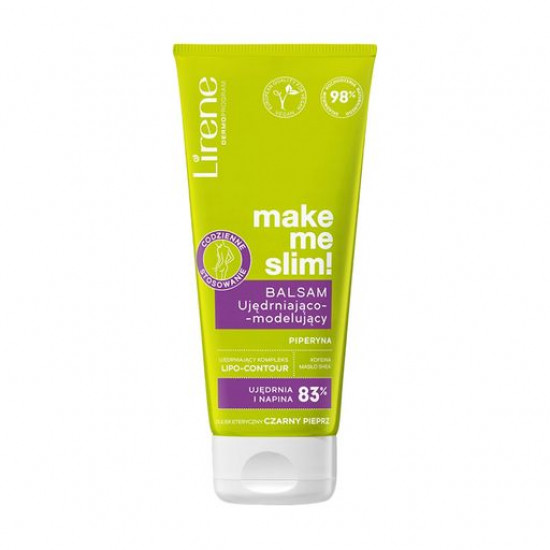 Antitsellyulitny the modeling balm for a body of Lirene Make Me Slim Firming And Modeling Balsam, 200 ml Antitsellyulitny the modeling balm for a body of Lirene Make Me Slim Firming And Modeling Balsam, 200 ml