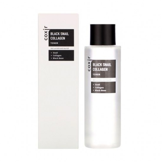 Антивіковий тонер для обличчя Coxir Black Snail Collagen Toner, 150 мл Антивіковий тонер для обличчя Coxir Black Snail Collagen Toner, 150 мл