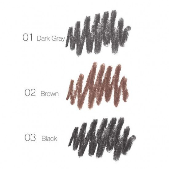 Автоматичний олівець для брів Focallure Brows Pencil 01 Dark Grey, 1 г Автоматичний олівець для брів Focallure Brows Pencil 01 Dark Grey, 1 г