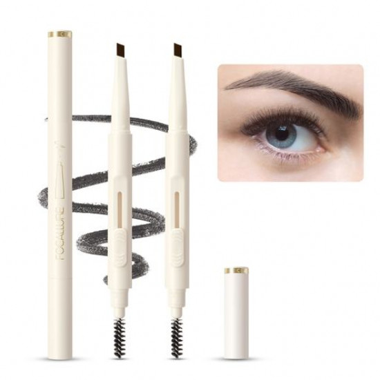 Автоматичний олівець для брів Focallure Silky Shaping Brows Pencil 01 Black, 0.16 г Автоматичний олівець для брів Focallure Silky Shaping Brows Pencil 01 Black, 0.16 г