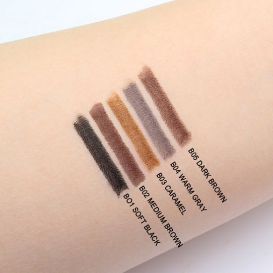 Автоматичний олівець для брів Imagic Double Eyebrow Pencil, EY-302, B02 Medium Brown, 1.5 г Автоматичний олівець для брів Imagic Double Eyebrow Pencil, EY-302, B02 Medium Brown, 1.5 г