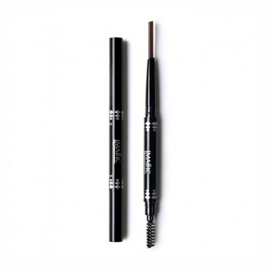 Автоматичний олівець для брів Imagic Double Eyebrow Pencil, EY-302, B02 Medium Brown, 1.5 г Автоматичний олівець для брів Imagic Double Eyebrow Pencil, EY-302, B02 Medium Brown, 1.5 г