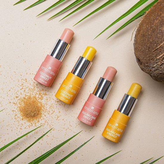 Balm for lips of Orientana Coconut Energy Natural Lip Balm Coconut energy, 4.2 g Balm for lips of Orientana Coconut Energy Natural Lip Balm Coconut energy, 4.2 g