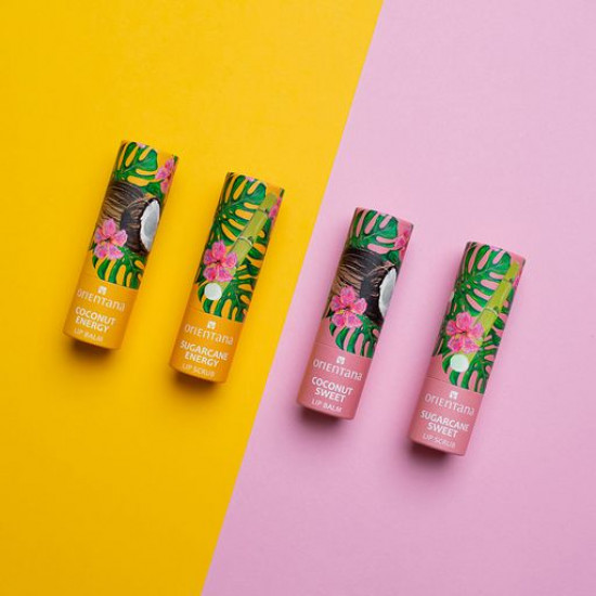 Balm for lips of Orientana Coconut Energy Natural Lip Balm Coconut energy, 4.2 g Balm for lips of Orientana Coconut Energy Natural Lip Balm Coconut energy, 4.2 g