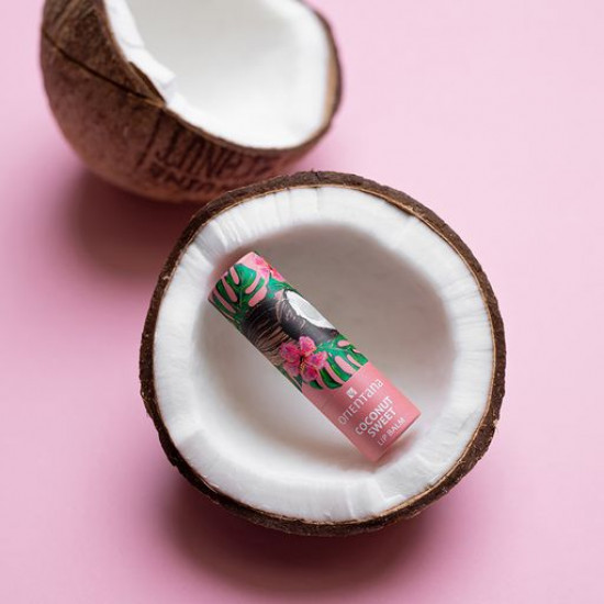 Balm for lips of Orientana Coconut Sweet Natural Lip Balm Sweet coco, 4.2 g Balm for lips of Orientana Coconut Sweet Natural Lip Balm Sweet coco, 4.2 g
