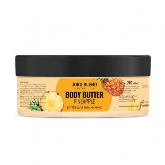 Баттер для тела Joko Blend Pineapple, 200 мл
Баттер для тела Joko Blend Pineapple, 200 мл