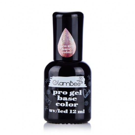 Базове покриття для гель-лаку GlamBee ProGel Base Color UV/LED, Pink shimmer, 12 мл Базове покриття для гель-лаку GlamBee ProGel Base Color UV/LED, Pink shimmer, 12 мл