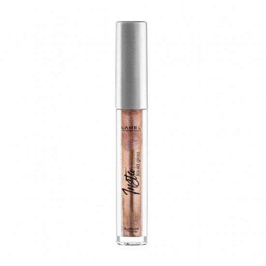 Блиск для губ Lamel Professional Insta Liquid Glass 406 Cotton Candy, 3 мл Блиск для губ Lamel Professional Insta Liquid Glass 406 Cotton Candy, 3 мл