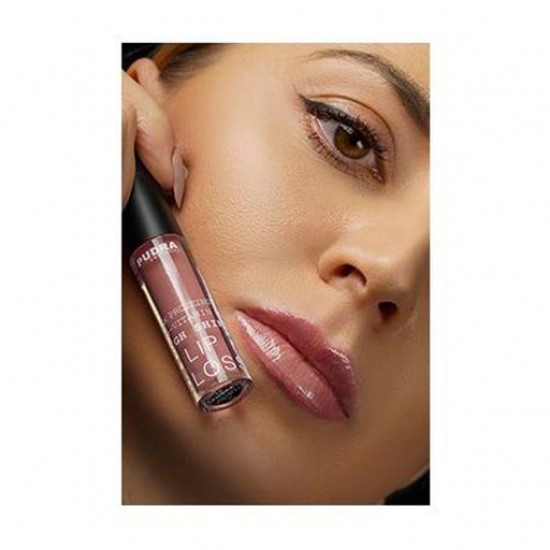 Блиск для губ Pudra Cosmetics High Shine Lip Gloss з протеїнами шовку та провітаміном B5, 18 Beige Purple, 2.5 г Блиск для губ Pudra Cosmetics High Shine Lip Gloss з протеїнами шовку та провітаміном B5, 18 Beige Purple, 2.5 г