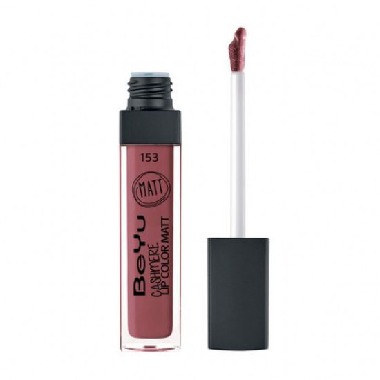 Блиск для губ матовий BeYu Cashmere Lip Color Matt 153, 6,5 мл Блиск для губ матовий BeYu Cashmere Lip Color Matt 153, 6,5 мл