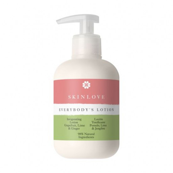 Бодрящий лосьон для тела Skinlove Natural Joy Everybody's Lotion Грейпфрут, лайм и имбирь, 290 мл
Бодрящий лосьон для тела Skinlove Natural Joy Everybody's Lotion Грейпфрут, лайм и имбирь, 290 мл
