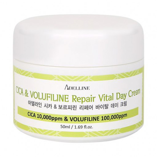 Денний крем для лица Adelline Cica Volufiline Repair Vital Day Cream с центелой и волюфилином, 50 мл
Денний крем для лица Adelline Cica Volufiline Repair Vital Day Cream с центелой и волюфилином, 50 мл