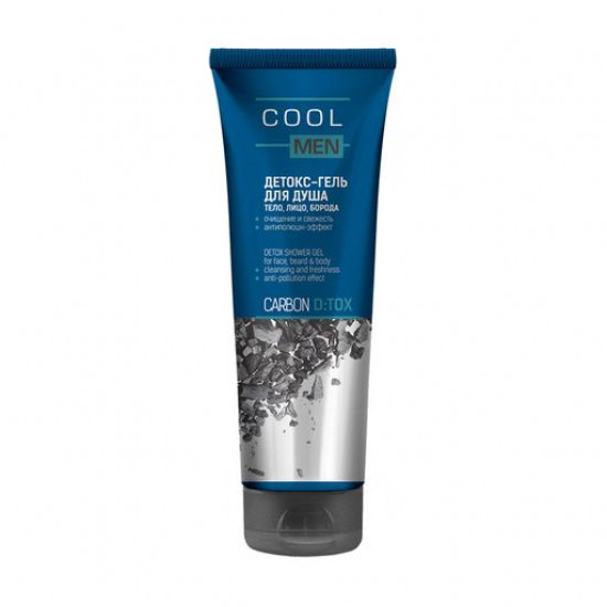 Детокс-гель для душу Cool Men Detox Carbon чоловічий, 250 мл Детокс-гель для душу Cool Men Detox Carbon чоловічий, 250 мл