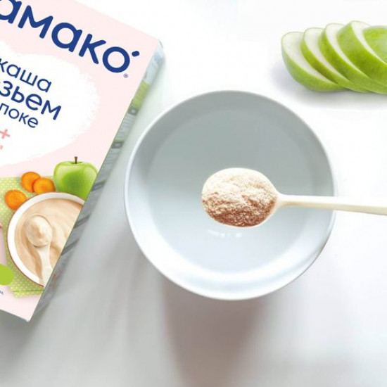 Детская молочная каша МАМАКО гречневая с яблоком и морковью, на козьем молоке, с 4 месяцев, 200 г
Детская молочная каша МАМАКО гречневая с яблоком и морковью, на козьем молоке, с 4 месяцев, 200 г