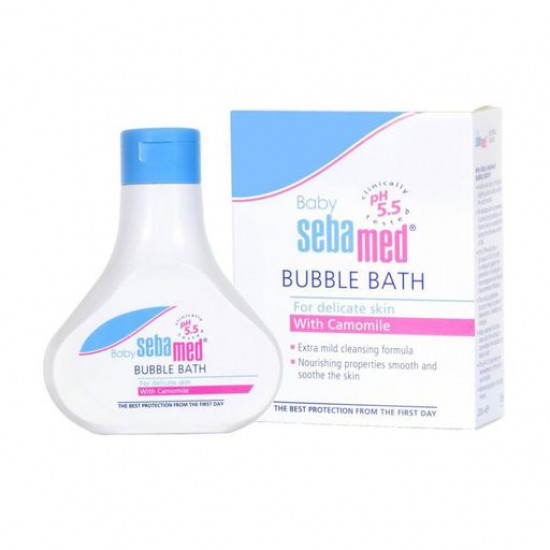 Детская пена для ванны Sebamed Baby Bubble Bath pH 5.5 с ромашкой, 200 мл
Детская пена для ванны Sebamed Baby Bubble Bath pH 5.5 с ромашкой, 200 мл