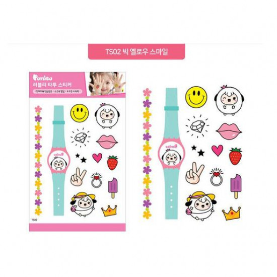 Children's tattoos stickers for a body of Puttisu Lovely Tatoo Sticker TS04 Puttisu In A Rainbow Children's tattoos stickers for a body of Puttisu Lovely Tatoo Sticker TS04 Puttisu In A Rainbow