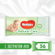 Дитячі вологі серветки Huggies Natural Care з екстрактом алое, 56 шт Дитячі вологі серветки Huggies Natural Care з екстрактом алое, 56 шт