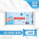 Дитячі вологі серветки Huggies Pure для немовлят, 3*56 шт Дитячі вологі серветки Huggies Pure для немовлят, 3*56 шт