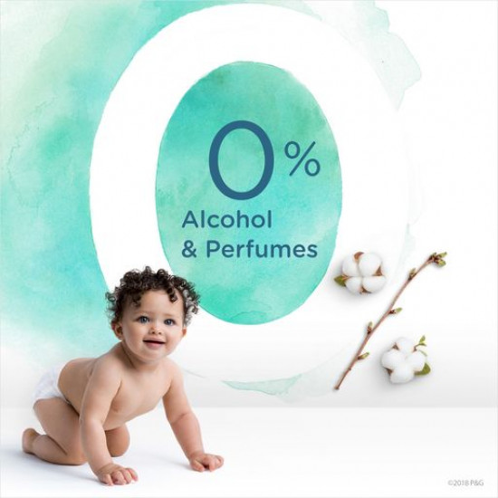 Дитячі вологі серветки Pampers Aqua Pure, 48 шт Дитячі вологі серветки Pampers Aqua Pure, 48 шт