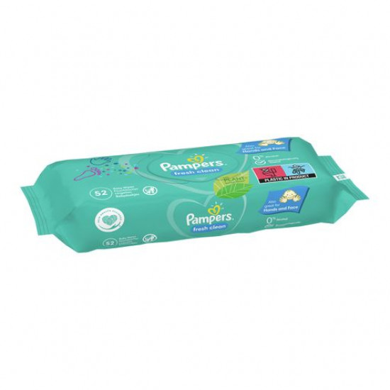 Children's wet towel wipes of Pampers Fresh Clean, 52 pieces Children's wet towel wipes of Pampers Fresh Clean, 52 pieces