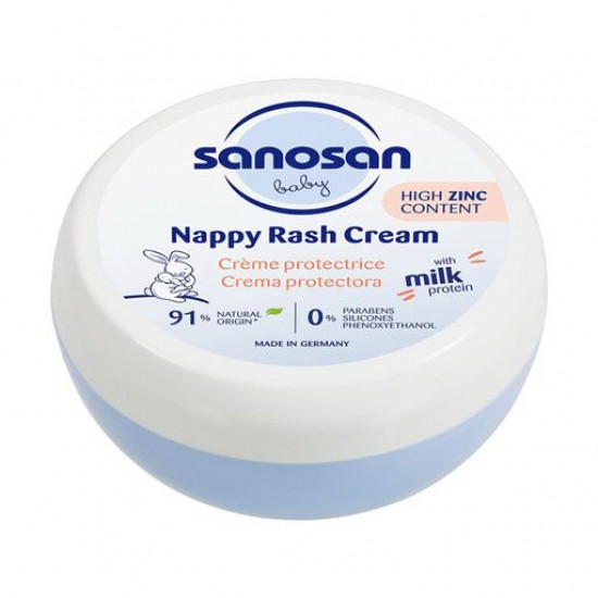 Дитячий крем Sanosan Baby Nappy Rash Cream від попрілостей, 150 мл Дитячий крем Sanosan Baby Nappy Rash Cream від попрілостей, 150 мл