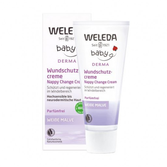Children's cream from an intertrigo of Weleda Baby Nappy Change Cream for hyper sensitive skin, from altey, 50 ml Children's cream from an intertrigo of Weleda Baby Nappy Change Cream for hyper sensitive skin, from altey, 50 ml
