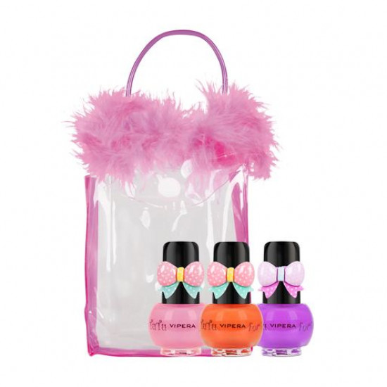 Дитячий набір Vipera Tutu Peel Off 16 в косметичці (лак для нігтів 08, 5 мл + лак для нігтів 07, 5 мл + лак для нігтів 10, 5 мл) Дитячий набір Vipera Tutu Peel Off 16 в косметичці (лак для нігтів 08, 5 мл + лак для нігтів 07, 5 мл + лак для нігтів 10, 5 мл)