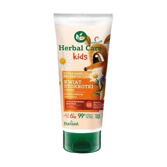 Дитячий ультра-зволожуючий лосьйон для тіла Farmona Herbal Care Kids Квітка ромашки, 200 мл Дитячий ультра-зволожуючий лосьйон для тіла Farmona Herbal Care Kids Квітка ромашки, 200 мл