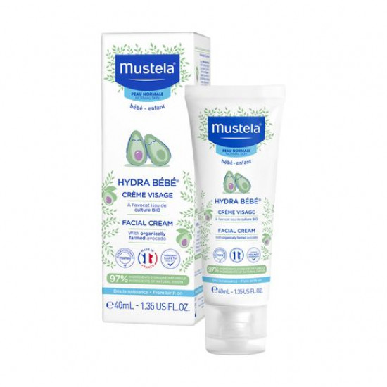 Детский увлажняющий крем для лица Mustela Hydra Bebe Facial Cream, 40 мл
Детский увлажняющий крем для лица Mustela Hydra Bebe Facial Cream, 40 мл