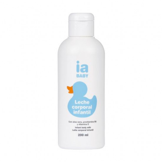 Дитяче зволожуюче молочко для тіла Interapothek Leche Corporal Infantil без парабенів і фталатів, 200 мл Дитяче зволожуюче молочко для тіла Interapothek Leche Corporal Infantil без парабенів і фталатів, 200 мл