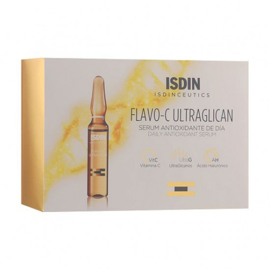 Day serum for the person Isdin Isdinceutics Flavo C Ultraglican Serum Antioxidante De Dia, 30*2 ml Day serum for the person Isdin Isdinceutics Flavo C Ultraglican Serum Antioxidante De Dia, 30*2 ml